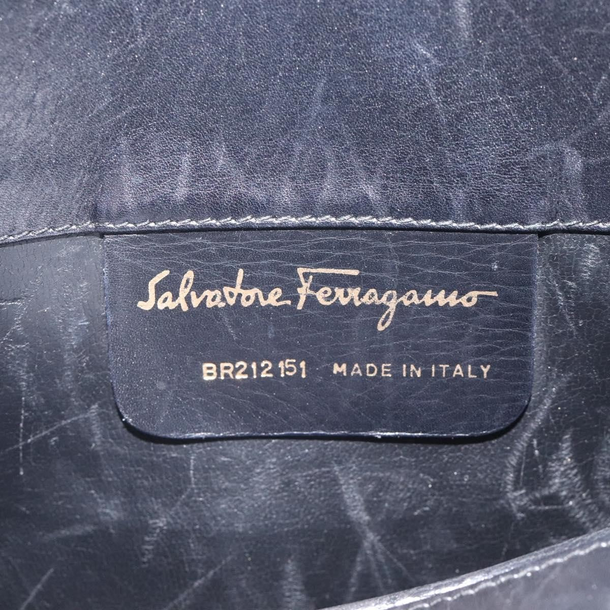 Salvatore Ferragamo Vintage Tote bag Leather, BLACK, LEATHER, Tote bag