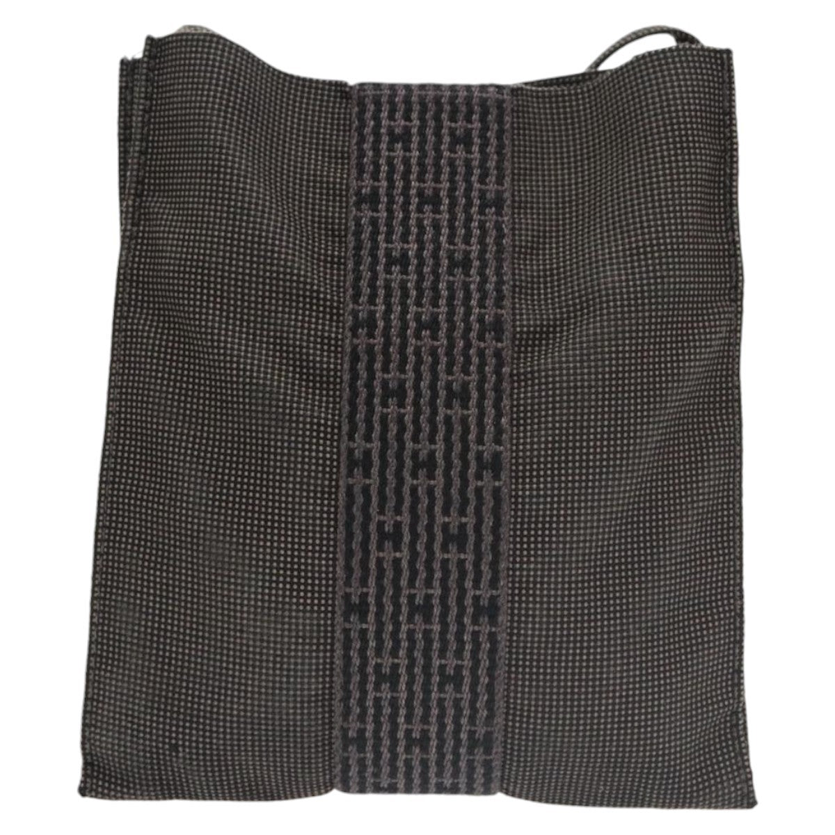 Hermes Herline Crossbody Canvas, GRAY, CANVAS, Crossbody bag