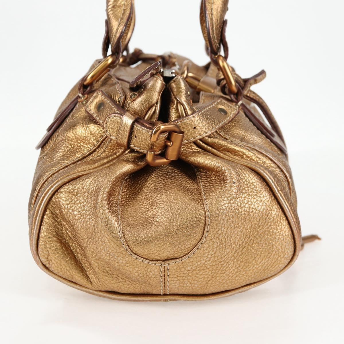 Chloe Paddington Lock Satchel Leather, SILVER, LEATHER, Handbag