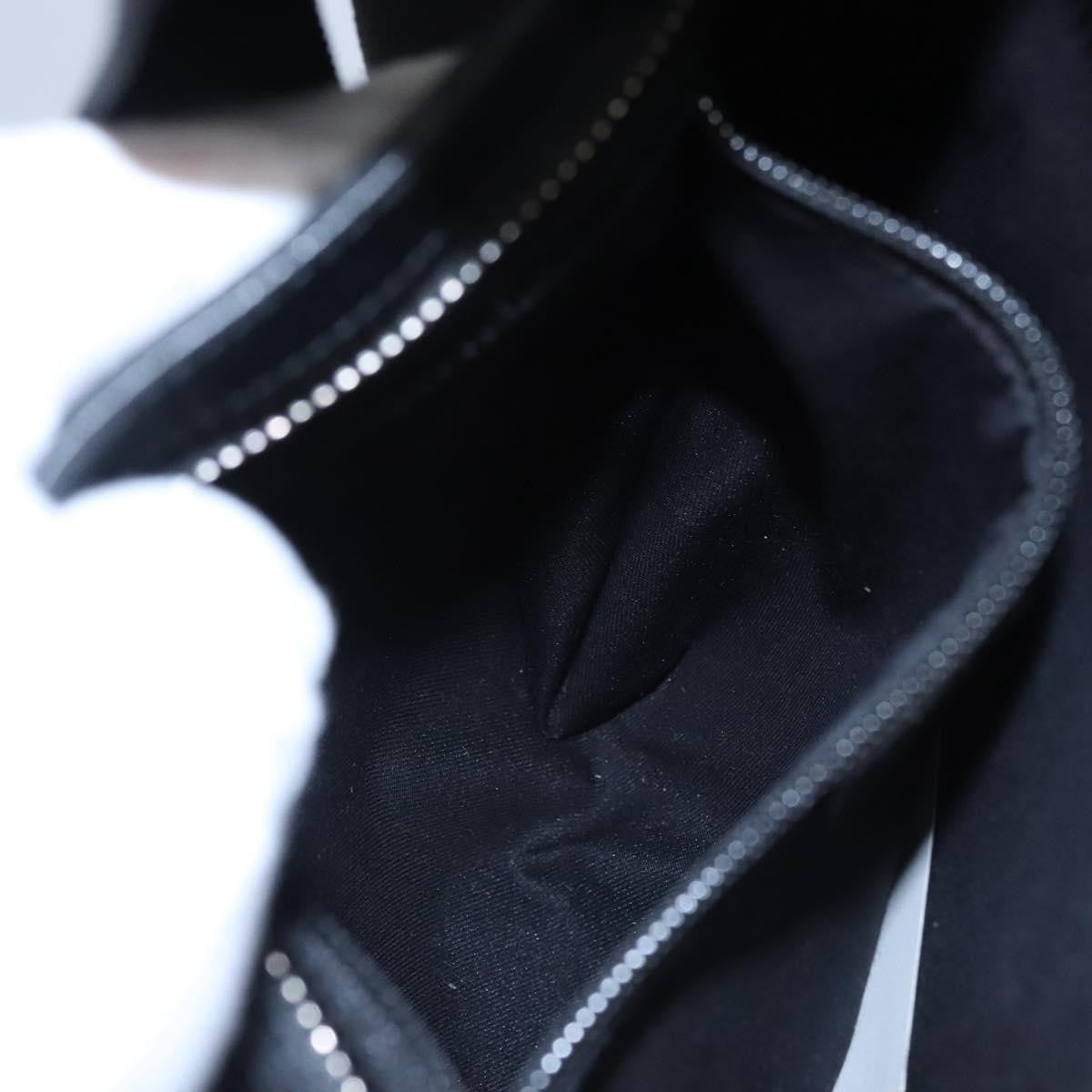 Gucci Vintage Flat Messenger Bag GG Canvas, BLACK, CANVAS, Shoulder bag