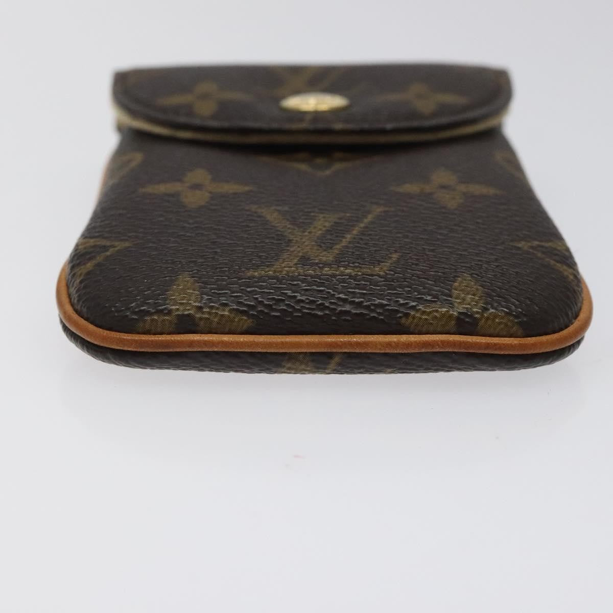 Louis Vuitton Étui Téléphone Monogram Canvas, BROWN, CANVAS, Tech accessory