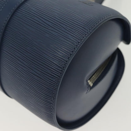 Louis Vuitton Soufflot Handbag Epi Leather, BLUE, LEATHER, Handbag