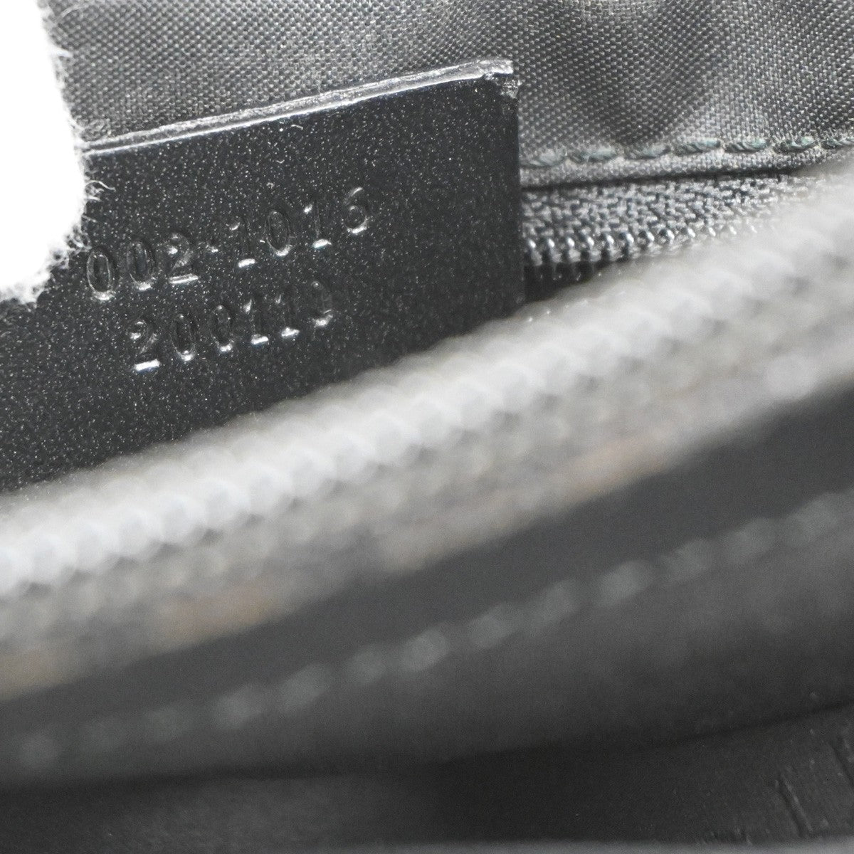 Gucci Vintage Bamboo Handle Tote Nylon, BLACK, NYLON, Tote bag