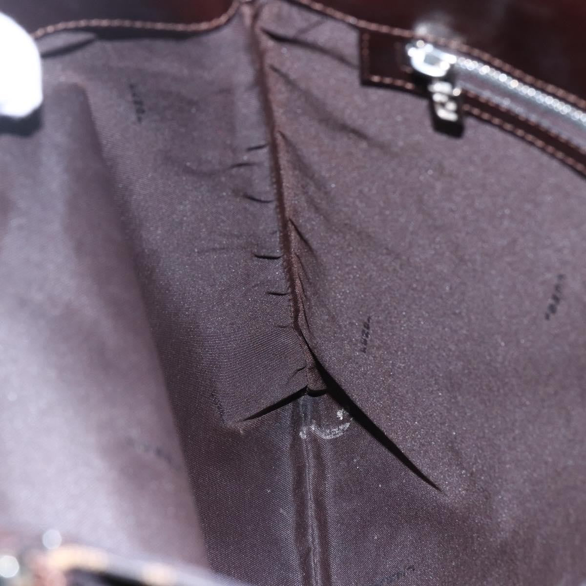 Fendi Vintage Shoulder Bag Zucca Canvas, BROWN, CANVAS, Shoulder bag