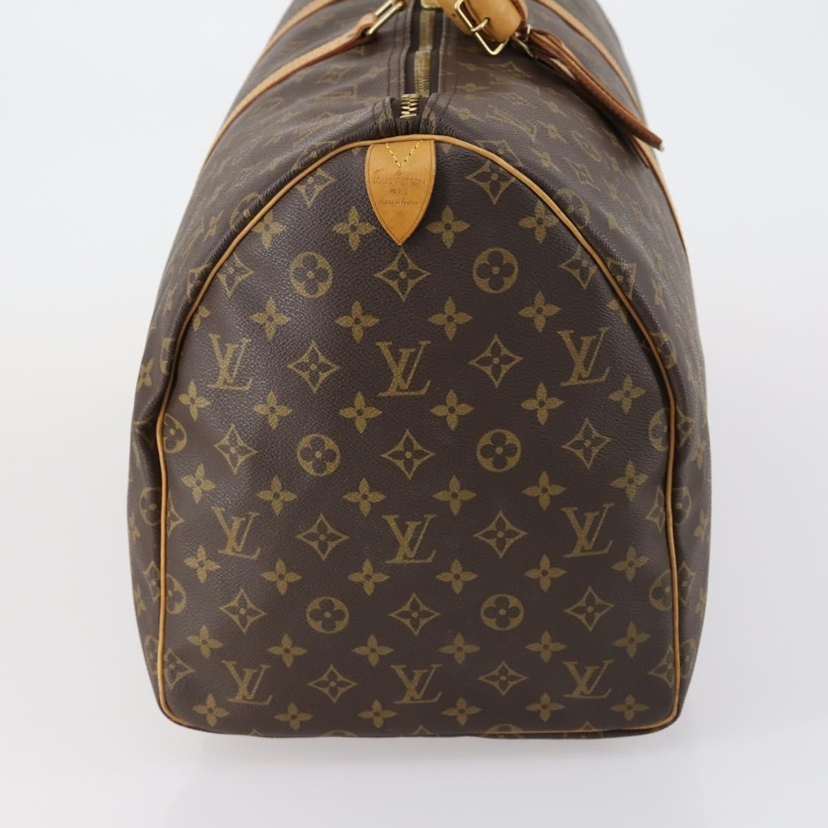 Louis Vuitton Keepall Bag Monogram Canvas, BROWN, CANVAS, Travel bag