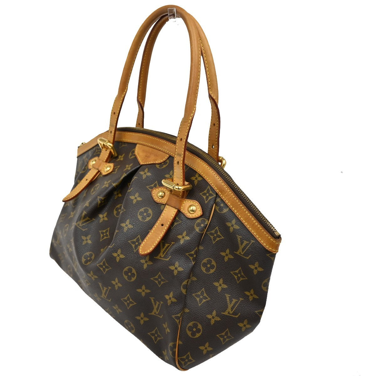 Louis Vuitton Tivoli Handbag Monogram Canvas, BROWN, CANVAS, Shoulder bag