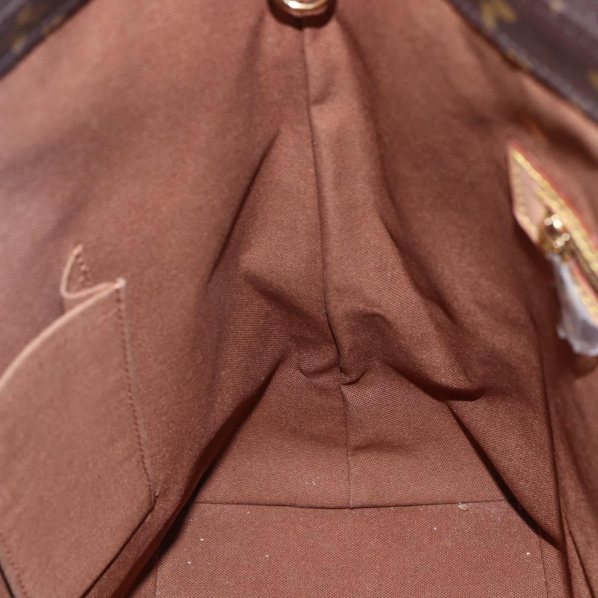 Louis Vuitton Cabas Mezzo Monogram Canvas, BROWN, CANVAS, Tote bag