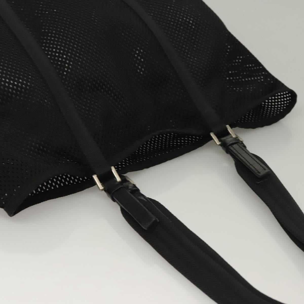 Prada Vintage Tote Nylon, BLACK, NYLON, Tote bag