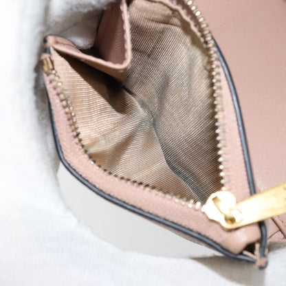 Christian Dior Saddle Lotus Wallet Leather, BEIGE, LEATHER, Wallets