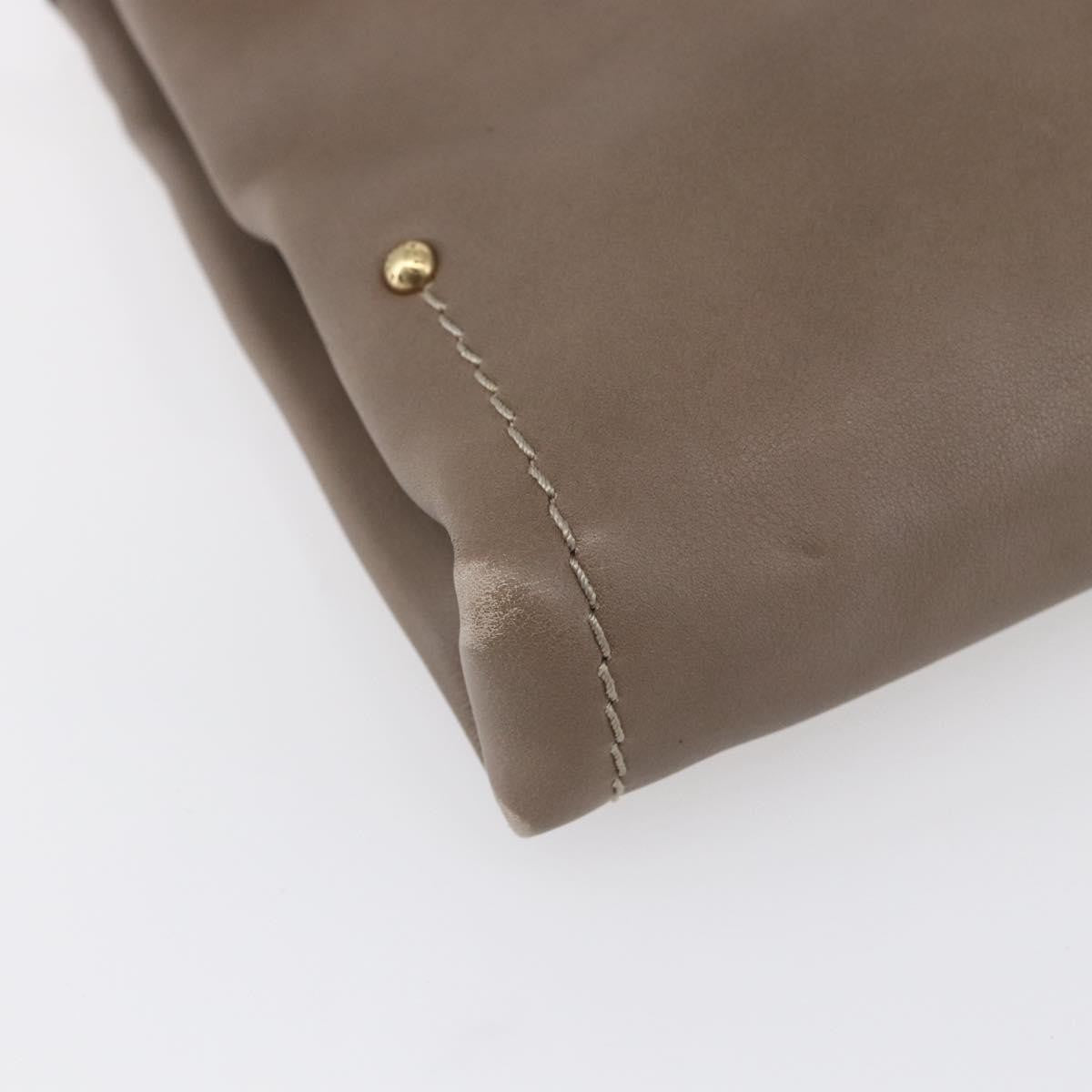 Bally Vintage Shoulder Bag Leather, BEIGE, LEATHER, Shoulder bag