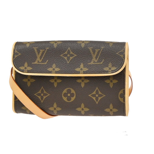 Louis Vuitton Florentine Waist Bag Monogram Canvas, Brown, Canvas, Clutch