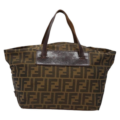 Fendi Vintage Zucca Zucca canvas, BROWN, CANVAS, Handbag