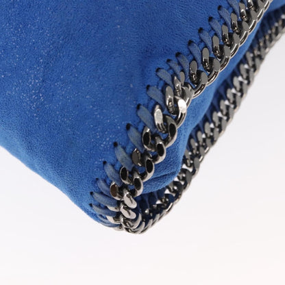 Stella McCartney Falabella Tote Shaggy Deer, BLUE, POLYESTER, Tote bag