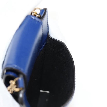 Salvatore Ferragamo Vintage Vara Crossbody Bag Nylon, BLUE, LEATHER, Clutche & pouche