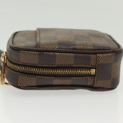 Louis Vuitton Etui Okapi Camera Case Damier, BROWN, CANVAS, Clutche & pouche