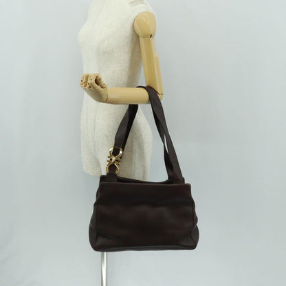 Salvatore Ferragamo Vintage Tote bag Leather, BROWN, LEATHER, Tote bag