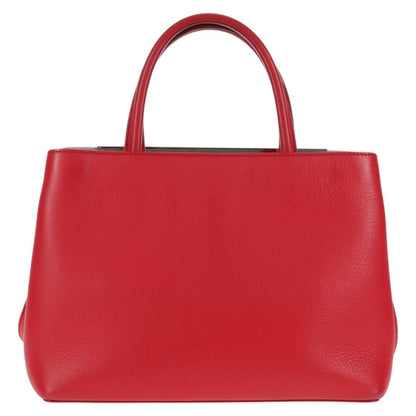 Fendi 2Jours Bag Leather, RED, LEATHER, Handbag