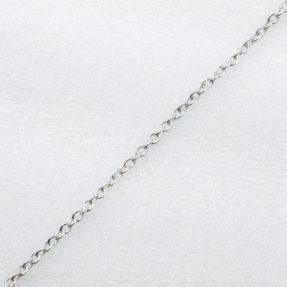 Tiffany & Co. Elsa Peretti Open Heart Pendant Necklace Sterling Silver, SILVER, SILVER, Necklace