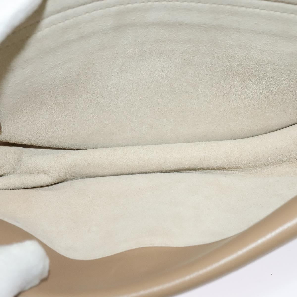 Chloe Georgia Shoulder Bag Leather, BEIGE, LEATHER, Shoulder bag