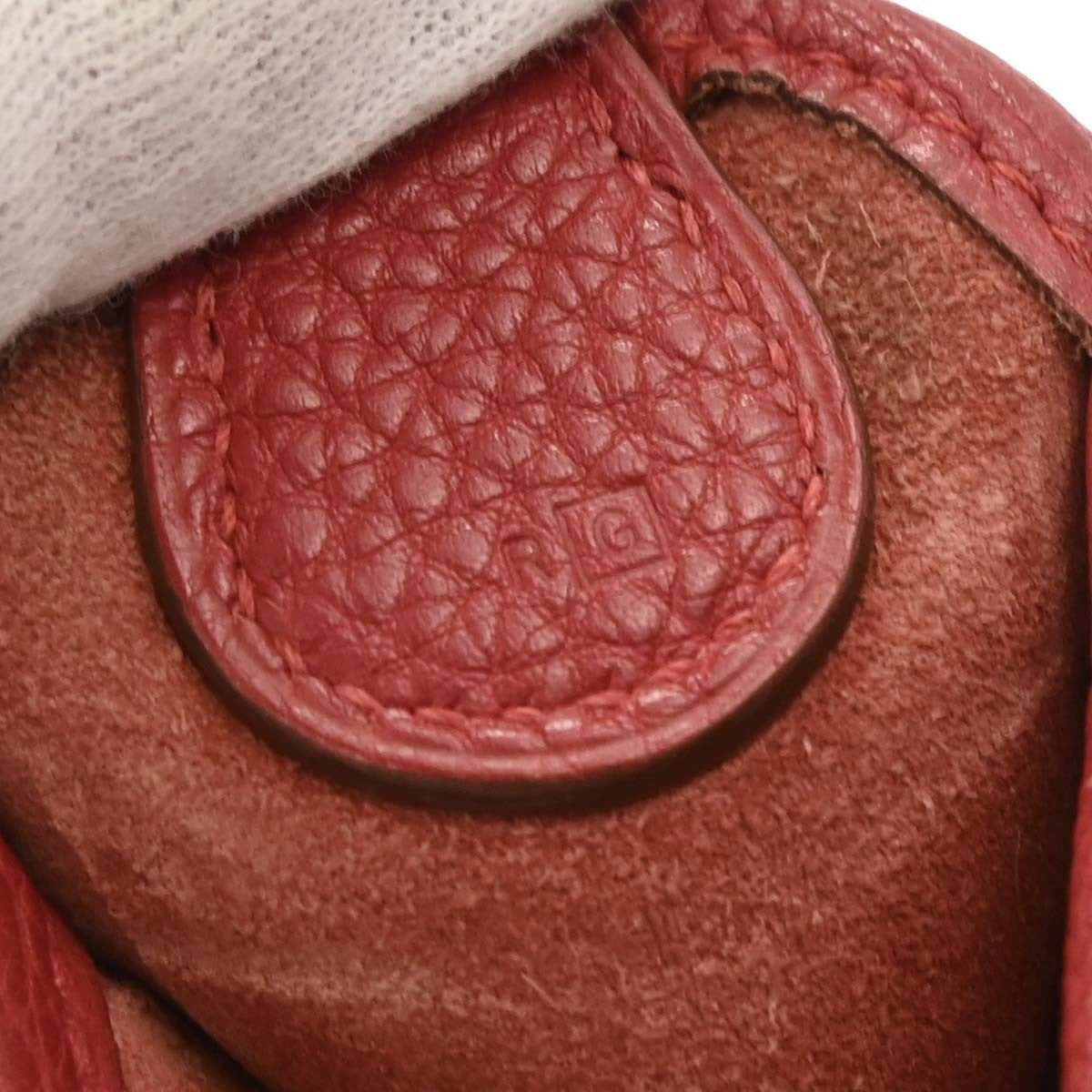 Hermes Vespa Bag Togo, RED, LEATHER, Shoulder bag