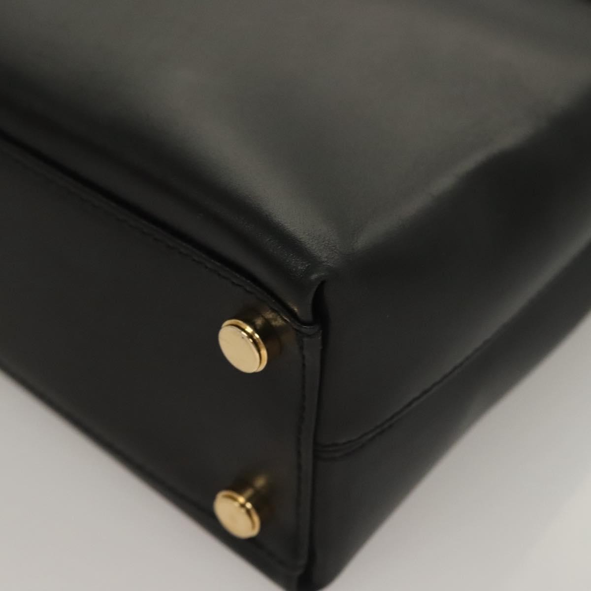 Salvatore Ferragamo Convertible Vara Bow Tote Leather, BLACK, LEATHER, Tote bag