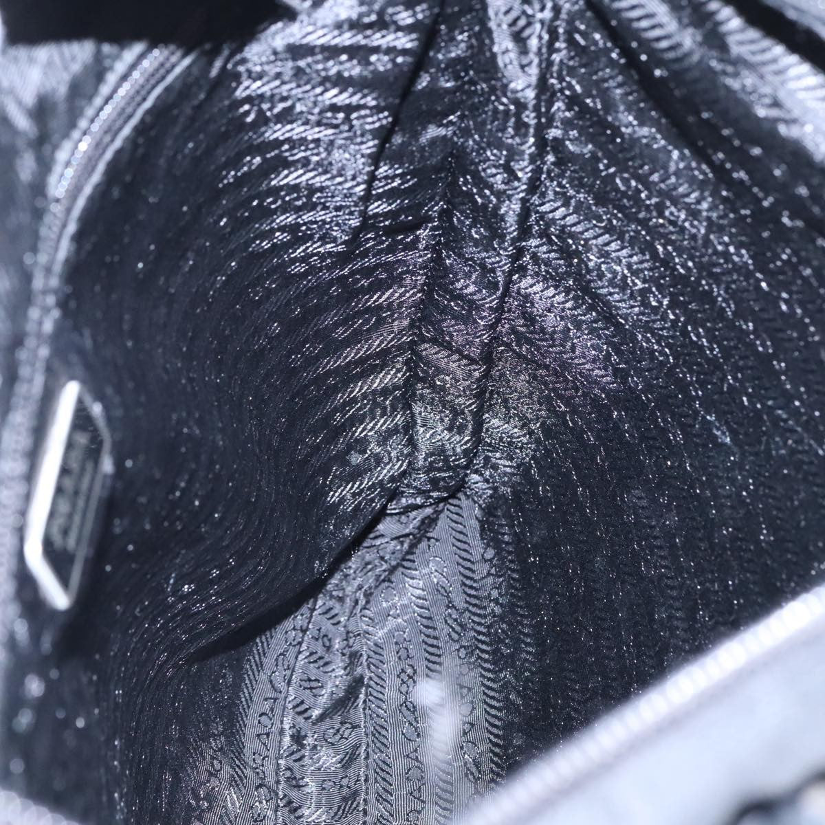 Prada Flat Messenger Bag Tessuto, BLACK, NYLON, Shoulder bag