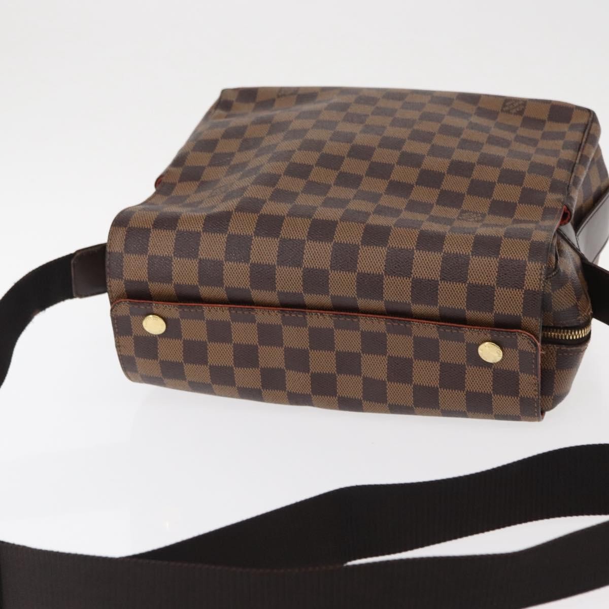 Louis Vuitton Naviglio Handbag Damier, BROWN, CANVAS, Shoulder bag