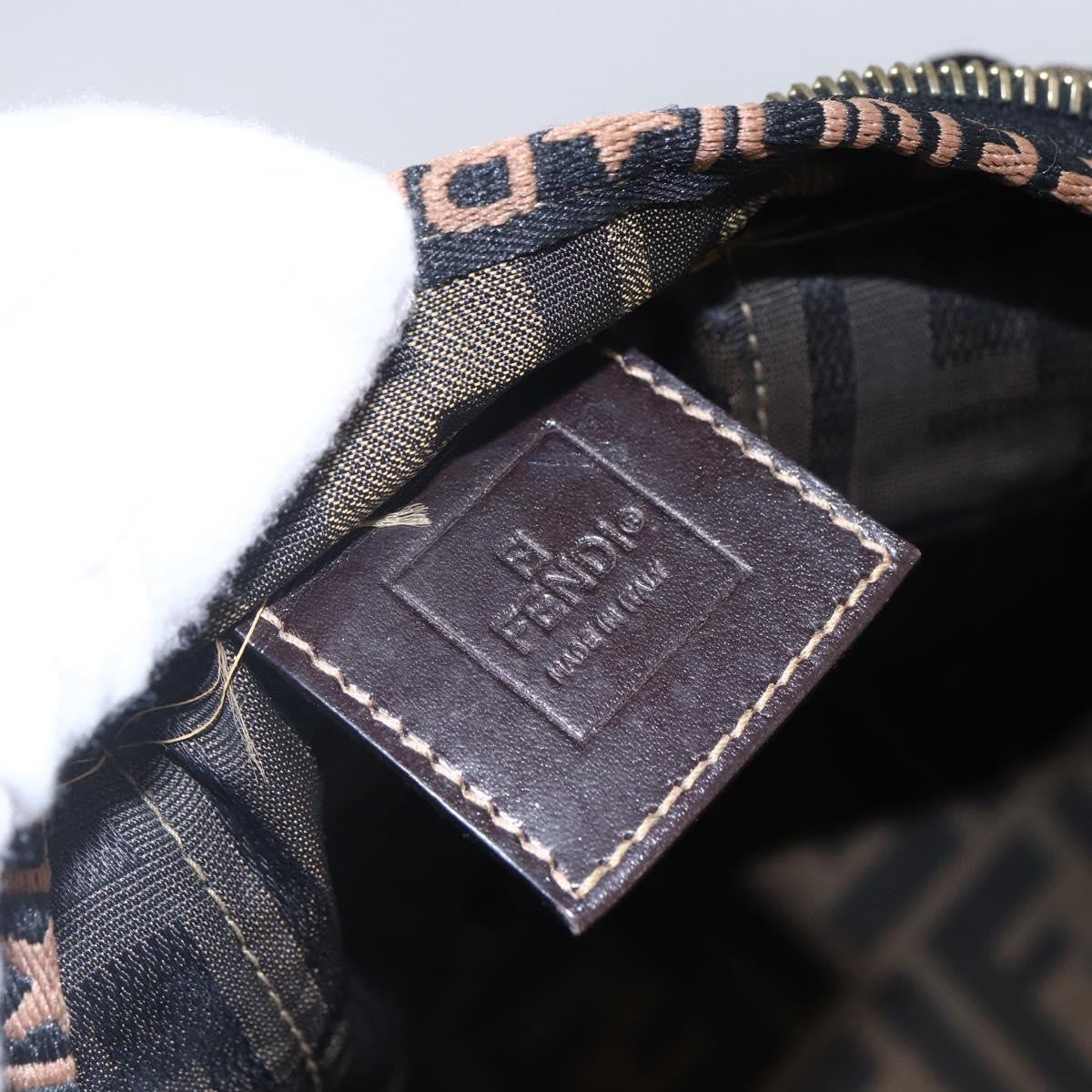 Fendi Zucca Tote bag FF motif, BROWN, CANVAS, Tote bag