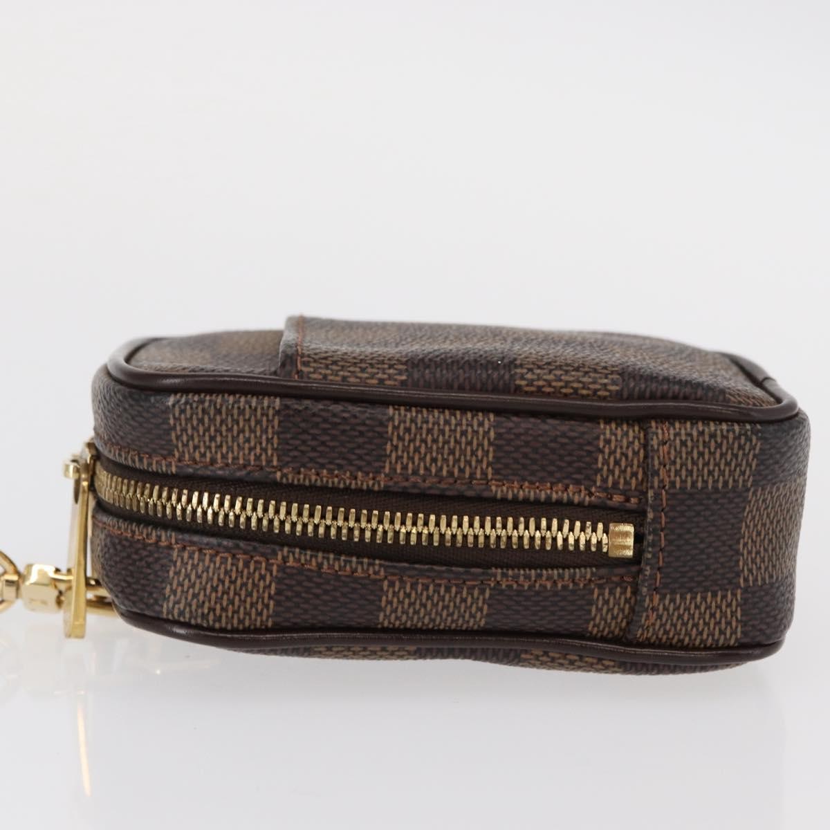 Louis Vuitton Etui Okapi Camera Case Damier, BROWN, CANVAS, Clutche & pouche