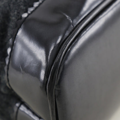 Loewe Anagram Tote Leather, BLACK, SUEDE, Tote bag