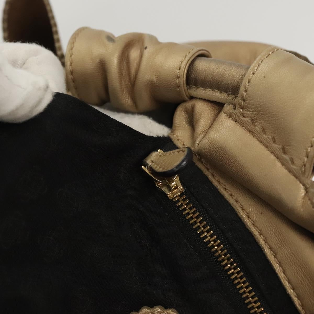 Loewe Anagram Logo Nappa Aire Hand Bag Leather, GOLD, LEATHER, Handbag