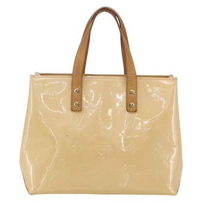 Louis Vuitton Reade Handbag Monogram Vernis, BEIGE, PATENT_LEATHER, Handbag