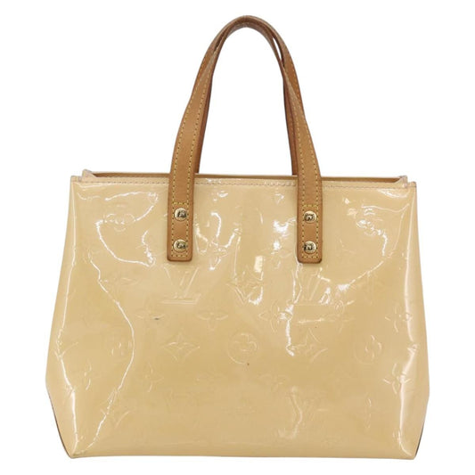 Louis Vuitton Reade Handbag Monogram Vernis, BEIGE, PATENT_LEATHER, Handbag