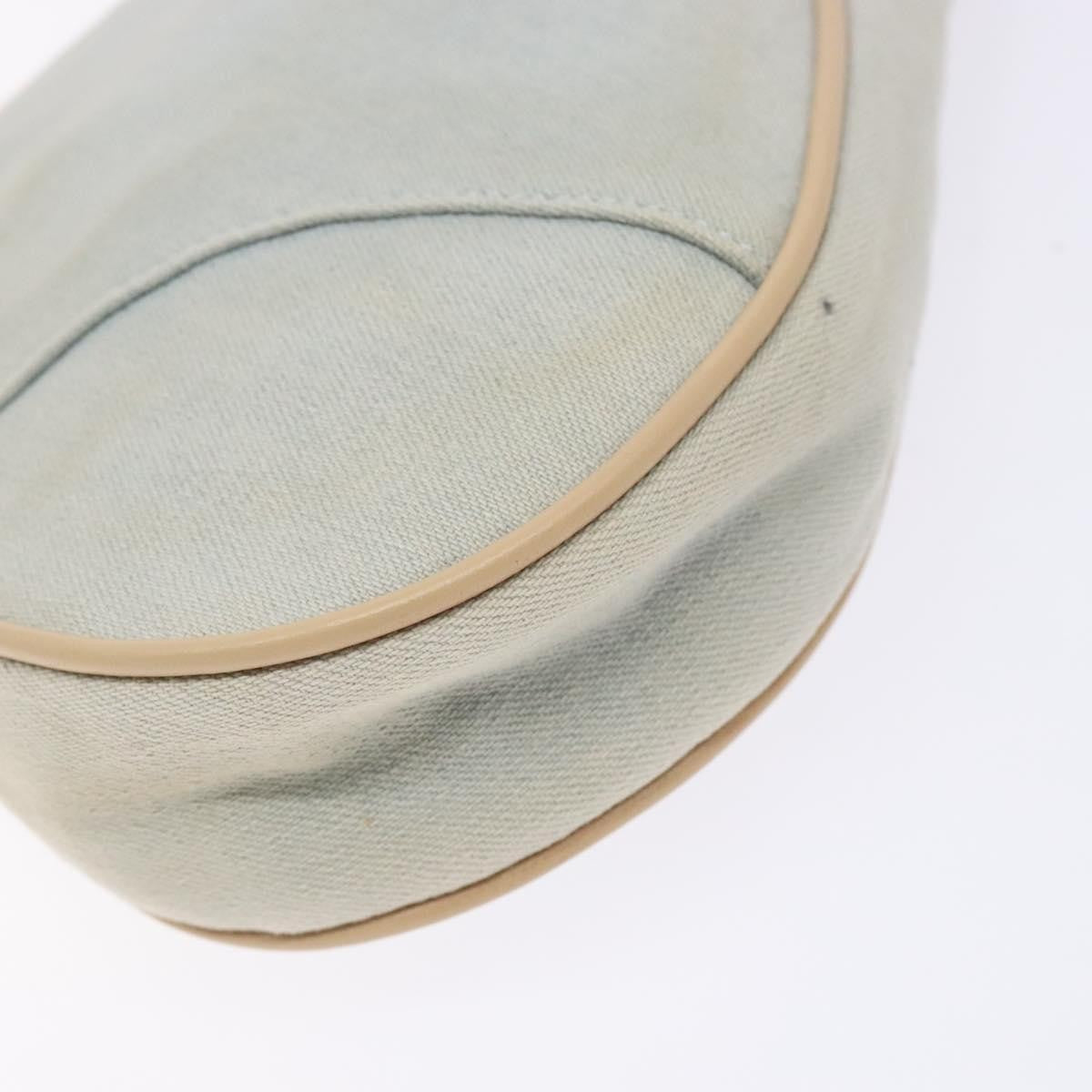 Christian Dior Vintage Saddle Bag Denim, BLUE, DENIM_JEANS, Shoulder bag