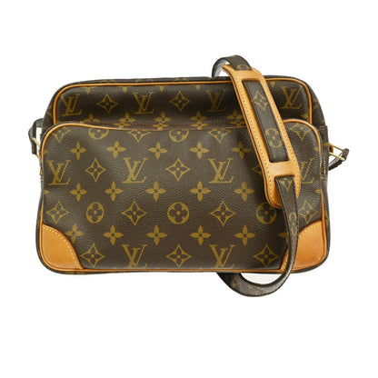 Louis Vuitton Nil Messenger Bag Monogram Canvas, BROWN, CANVAS, Shoulder bag
