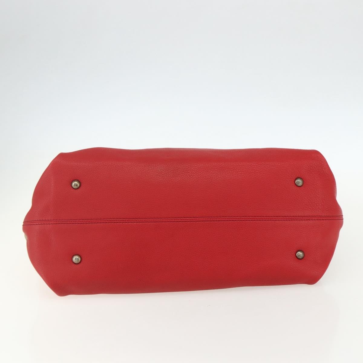 Salvatore Ferragamo Soft Sofia Tote Leather, RED, LEATHER, Tote bag