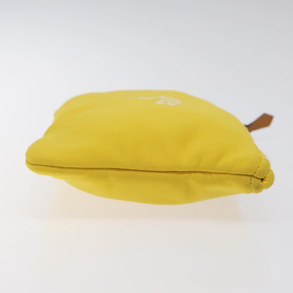 Hermes Neobain Case Neoprene, YELLOW, NYLON, Toiletry Case