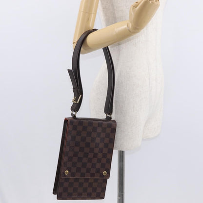 Louis Vuitton Portobello Messenger Damier, BROWN, CANVAS, Shoulder bag