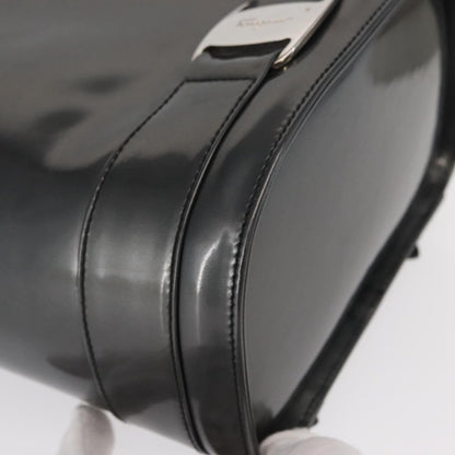 Salvatore Ferragamo Vala Backpack Leather, BLACK, LEATHER, Backpack