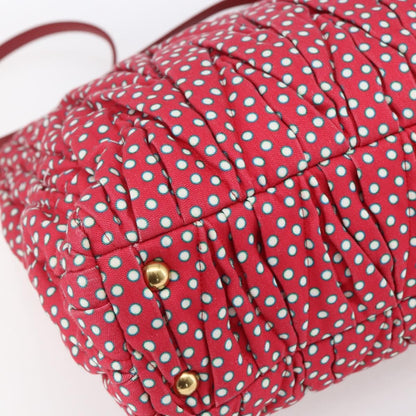 Miu Miu Shopper Tote Matelasse canvas, RED, CANVAS, Tote bag