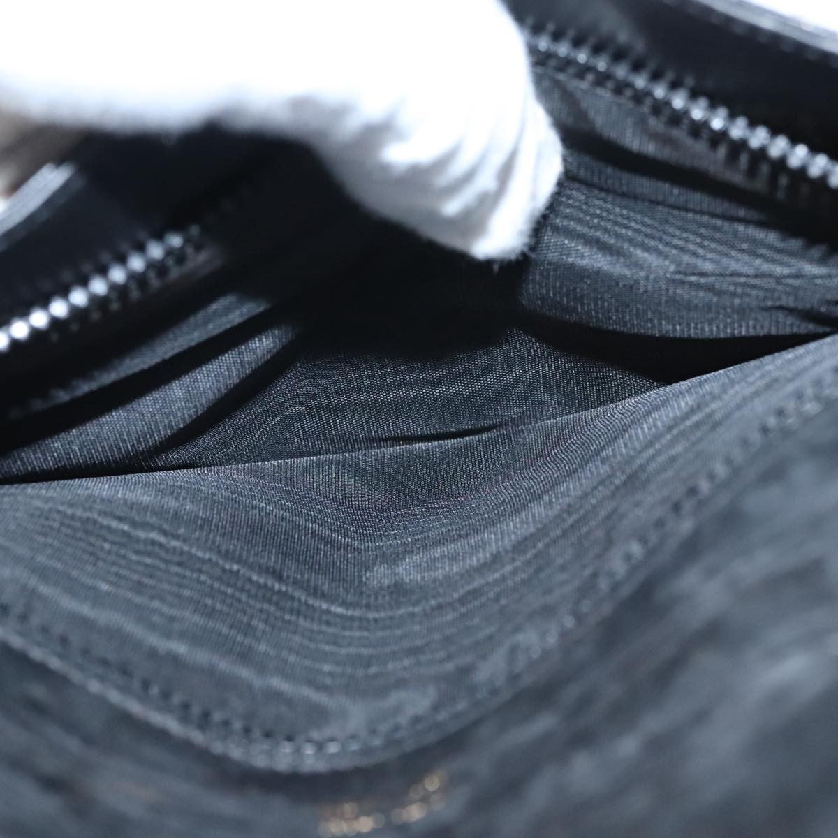 Celine Chain Shoulder Bag Leather, BLACK, LEATHER, Shoulder bag