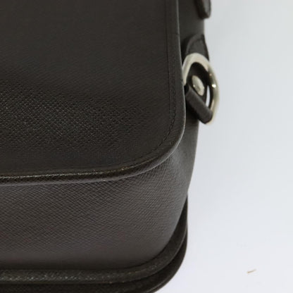 Louis Vuitton Andrei Messenger Bag Taiga Leather, BROWN, LEATHER, Shoulder bag