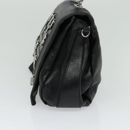 Celine Handbag Leather, BLACK, LEATHER, Handbag