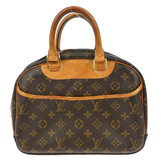 Louis Vuitton Trouville Handbag Monogram Canvas, BROWN, CANVAS, Handbag