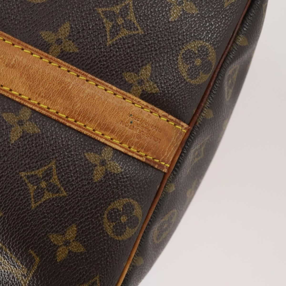 Louis Vuitton Keepall Bandouliere Bag Monogram Canvas, BROWN, CANVAS, Travel bag