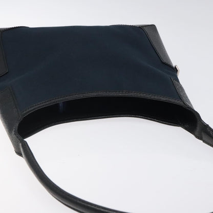 Salvatore Ferragamo Vintage Shoulder Bag Canvas, NAVY, CANVAS, Shoulder bag