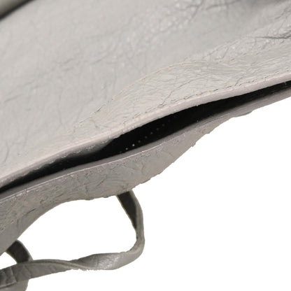 Balenciaga City Classic Studs Bag Leather, GRAY, LEATHER, Handbag