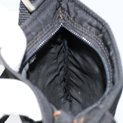 Prada Flat Messenger Bag Tessuto, BLACK, NYLON, Shoulder bag