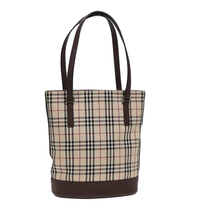Burberry Nova Check Tote canvas check pattern, BEIGE, CANVAS, Tote bag