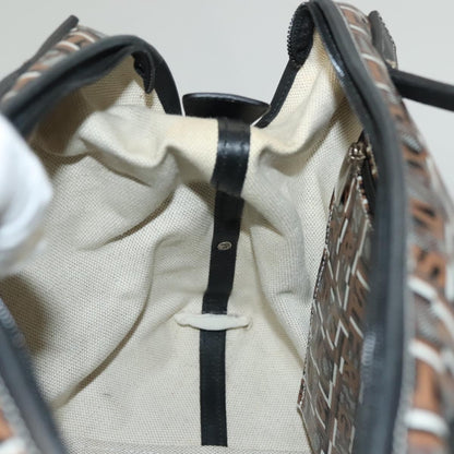 Salvatore Ferragamo Vintage Handbag Canvas, BROWN, CANVAS, Handbag